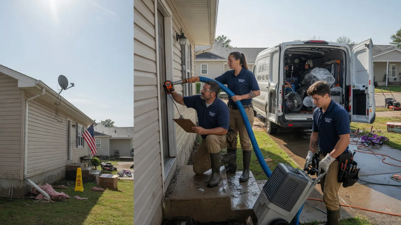 Ceiling Water Damage Restoration in Conway, MI near me